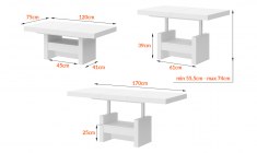 AVERSA LUX coffee table (high gloss / super matt)