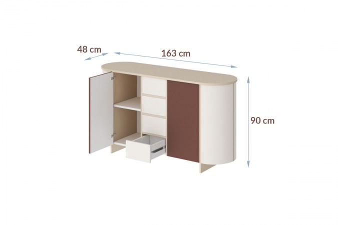 MEDUNO sideboard (super matt)