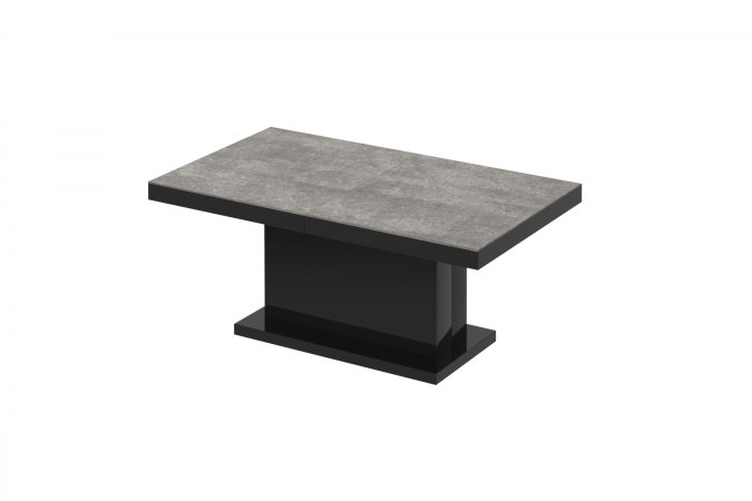 MATERA LUX coffee table (high gloss/super matt/wood-like decor)
