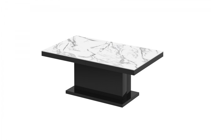 MATERA LUX coffee table (high gloss/super matt/wood-like decor)