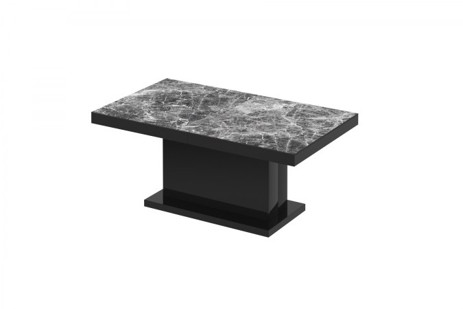 MATERA LUX coffee table (high gloss/super matt/wood-like decor)