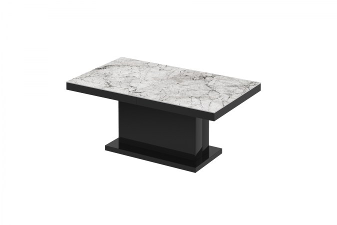 MATERA LUX coffee table (high gloss/super matt/wood-like decor)