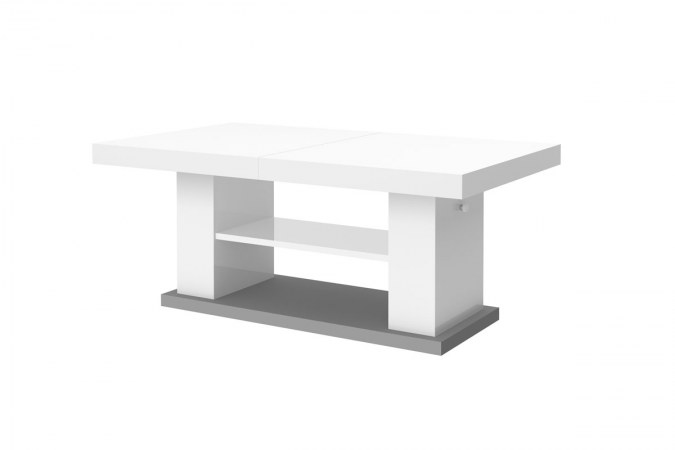 MATERA 2 coffee table (high gloss/wood-like decor)