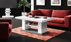 MATERA 2 coffee table (high gloss/wood-like decor)