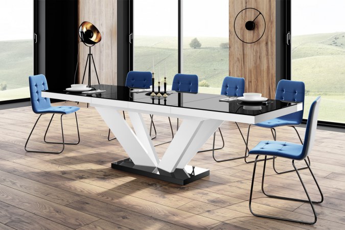 VIVA 2 table (high gloss/super matt) 160-256 cm