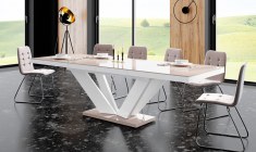 VIVA 2 table (high gloss/super matt) 160-256 cm