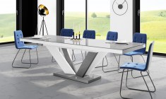VIVA 2 table (high gloss/super matt) 160-256 cm