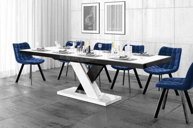 XENON LUX table (high gloss / super matt) 160-256 cm