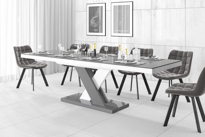 XENON LUX table (high gloss / super matt) 160-256 cm