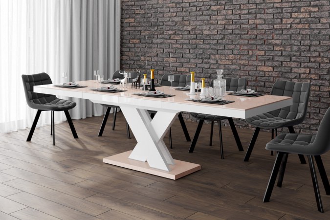 XENON LUX table (high gloss / super matt) 160-256 cm