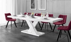 XENON LUX table (high gloss / super matt) 160-256 cm
