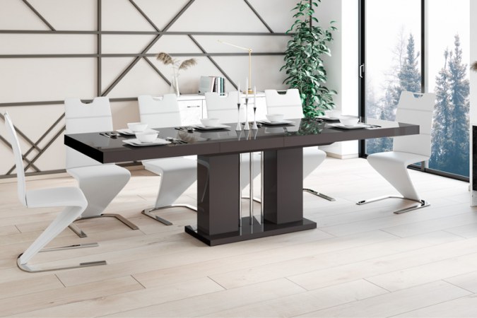 LORENA table (high gloss/different colours) 160-260 cm