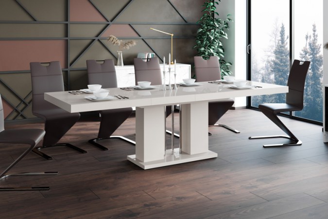 LORENA table (high gloss/different colours) 160-260 cm