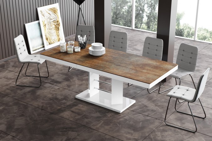 LINOSA LUX table (high gloss/super mat/different colours) 160-260 cm