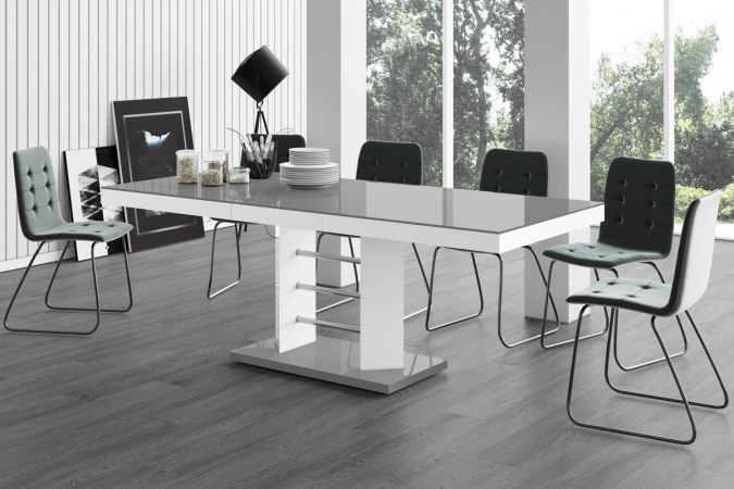 LINOSA LUX table (high gloss/super mat/different colours) 160-260 cm