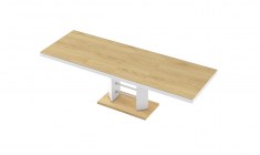 LINOSA LUX table (high gloss/super mat/different colours) 160-260 cm
