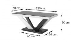 VIVA 2 MINI coffee table (high gloss/super matt)