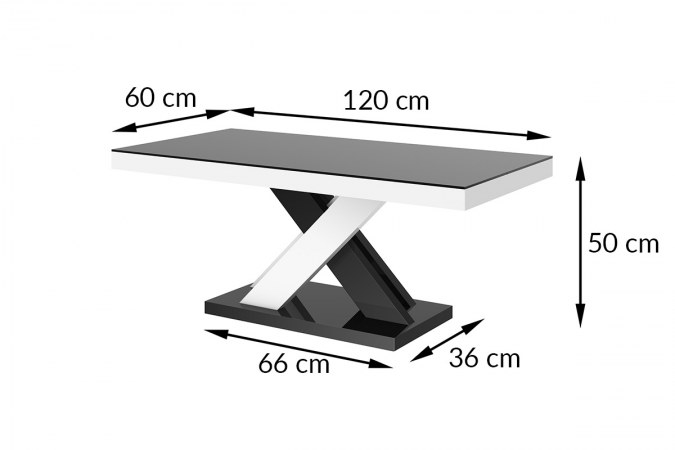 XENON LUX MINI coffee table (high gloss/super matt)
