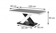 XENON LUX MINI coffee table (high gloss/super matt)