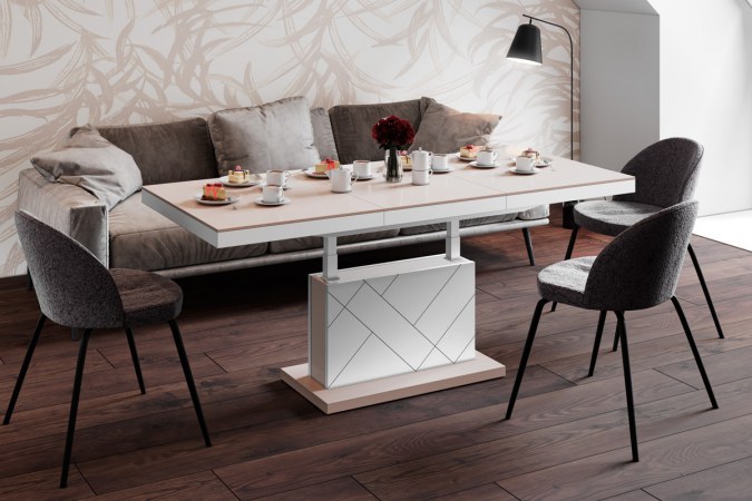 MATERA MAX coffee table (high gloss/super matt) 120-170 cm