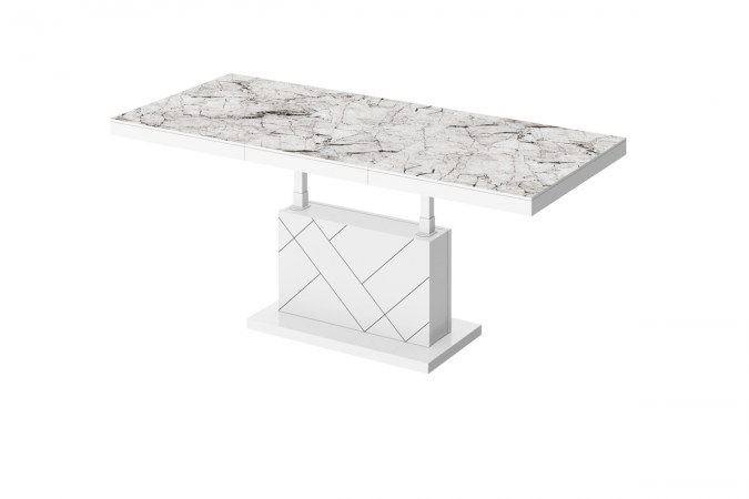 MATERA MAX coffee table (high gloss/super matt) 120-170 cm