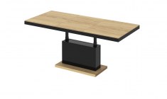 MATERA MAX coffee table (high gloss/super matt) 120-170 cm