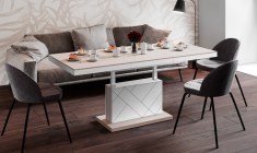 MATERA MAX coffee table (high gloss/super matt) 120-170 cm