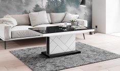 MATERA MAX coffee table (high gloss/super matt) 120-170 cm