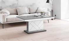 MATERA MAX coffee table (high gloss/super matt) 120-170 cm