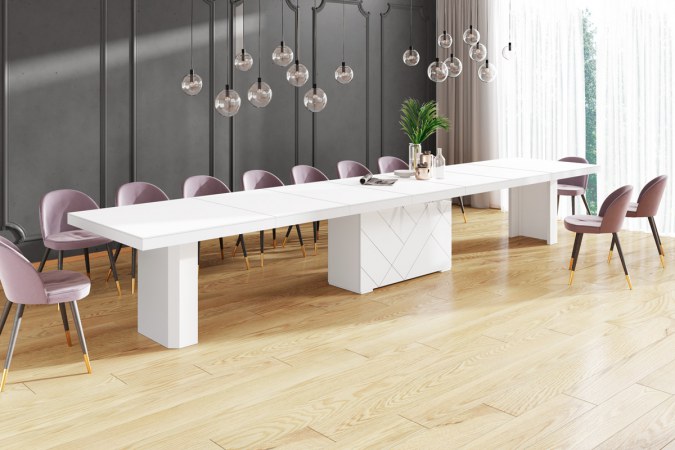 KOLOS MAX 180 table (high gloss / super matt) 180-468 cm