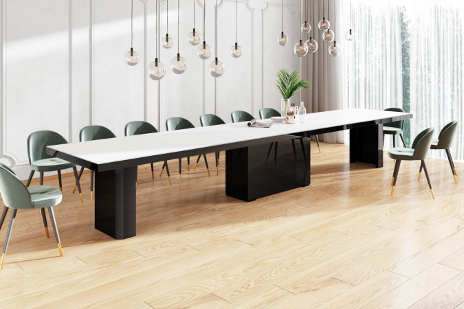 KOLOS MAX 180 table (high gloss / super matt) 180-468 cm