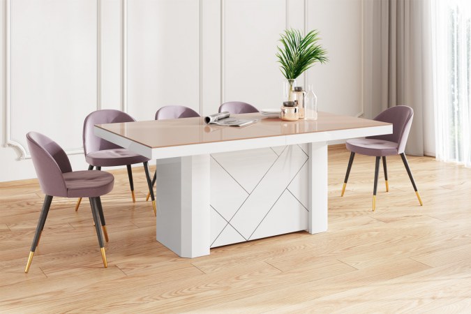 KOLOS MAX 180 table (high gloss / super matt) 180-468 cm