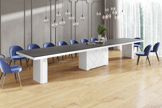 KOLOS MAX 180 table (high gloss / super matt) 180-468 cm