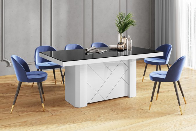 KOLOS MAX 180 table (high gloss / super matt) 180-468 cm