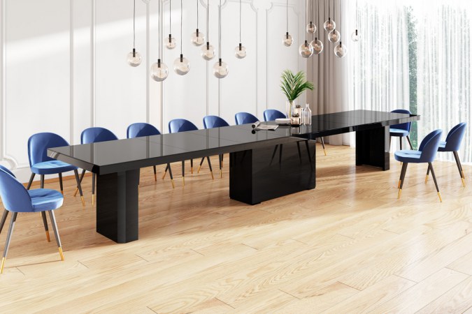 KOLOS MAX 180 table (high gloss / super matt) 180-468 cm