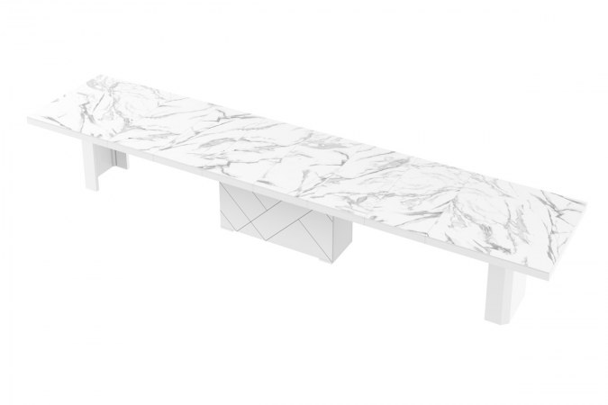 KOLOS MAX 180 table (high gloss / super matt) 180-468 cm