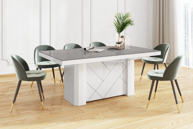 KOLOS MAX 180 table (high gloss / super matt) 180-468 cm