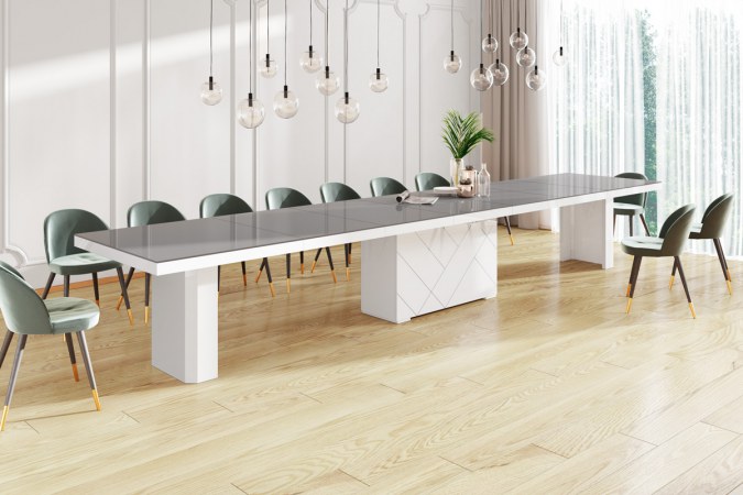 KOLOS MAX 180 table (high gloss / super matt) 180-468 cm