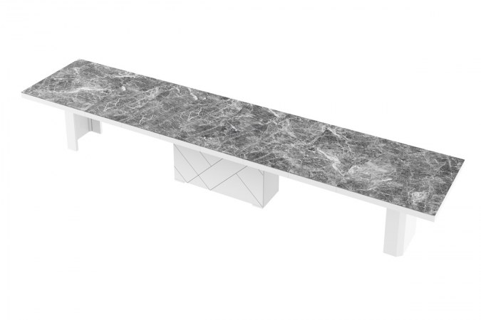 KOLOS MAX 180 table (high gloss / super matt) 180-468 cm