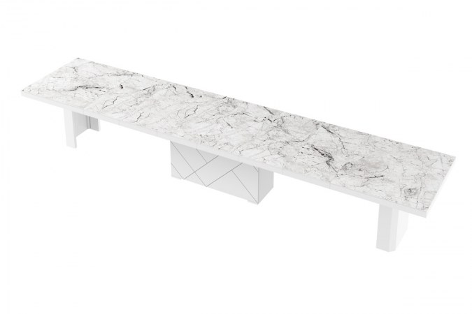 KOLOS MAX 180 table (high gloss / super matt) 180-468 cm