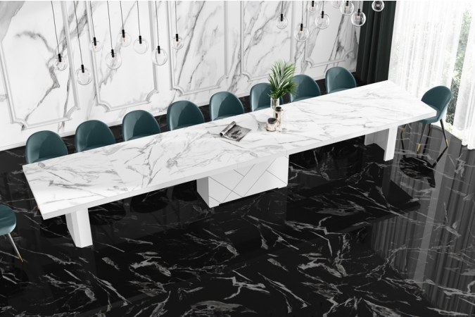 KOLOS MAX 180 table (high gloss / super matt) 180-468 cm