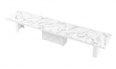 KOLOS MAX 180 table (high gloss / super matt) 180-468 cm