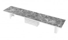 KOLOS MAX 180 table (high gloss / super matt) 180-468 cm