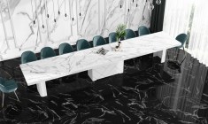 KOLOS MAX 180 table (high gloss / super matt) 180-468 cm