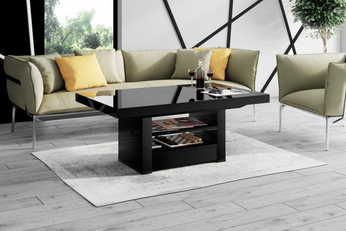 AVERSA MAX coffee table (high gloss / super matt) 120-170 cm