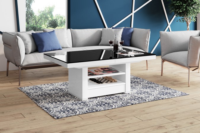 AVERSA MAX coffee table (high gloss / super matt) 120-170 cm