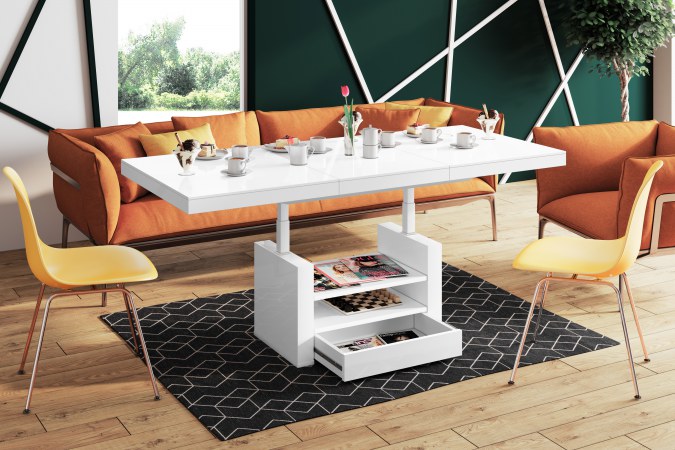 AVERSA MAX coffee table (high gloss / super matt) 120-170 cm