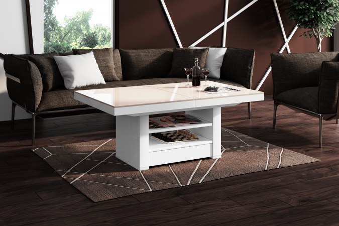AVERSA MAX coffee table (high gloss / super matt) 120-170 cm
