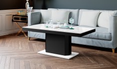 RIVIA MINI coffee table (high gloss/super matt) 120-170 cm