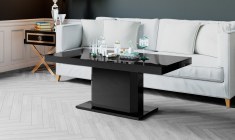 RIVIA MINI coffee table (high gloss/super matt) 120-170 cm